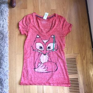 Fox Barn Red T shirt